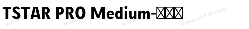 TSTAR PRO Medium字体转换